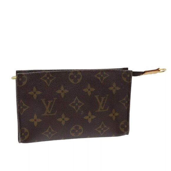 LOUIS VUITTON Monogram Bucket PM Pouch Accessory Pouch LV Auth - Picture 1 of 16